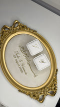 Vintage gold ring tray